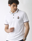 Luxurious Bee Emblem Signature Collar Polo T-Shir