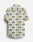 The Off-White Elephant Print Shirt Half Sleeve