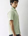 Green Popcorn Half Sleeve Shirt