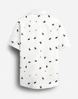 Riverine Shirt With White Print