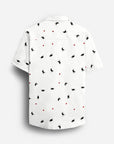Riverine Shirt With White Print