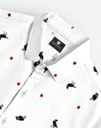 Riverine Shirt With White Print