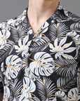 Regular Fit Printed Spread Collar Beach Wear Shirt