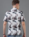 Regular Fit Printed Spread Collar Beach Wear Shirt