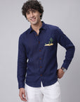 Desert Cactus Premium Navy Shirt