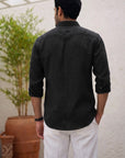 Golden Flight Embroidered Cotton Shirt