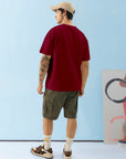 Oversized T-Shirt Maroon