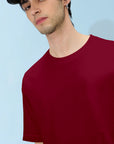 Oversized T-Shirt Maroon