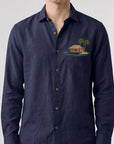 Island Retreat Premium Embroidery Shirt