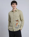 Koi Waves Premium Embroidery Shirt