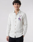Prism Stag Premium Embroidery Shirt