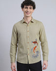 Koi Waves Premium Embroidery Shirt
