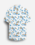 Mistari Shirt With White & Blue Print