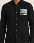 Midnight Drive Premium Embroidered Shirt