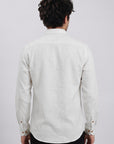 Rainbow Hummingbird Premium White Embroidered Shirt