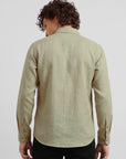 Sage Leaf Premium Embroidered Shirt