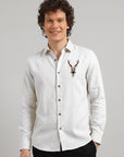 Nordic Stag Premium Embroidery Shirt