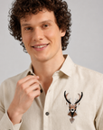 Deer Head Full Sleeve Casual Shirt
