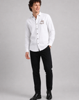 Coffee Cup & Book Full Sleeve Casual Shirt