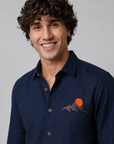 Mountain Sunset Full Sleeve Casual Shirt