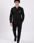 Tropical Houseboat & Palm Tree Full Sleeve Casual Shirt