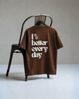 220 GSM Premium Cotton T-Shirt brown