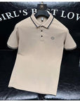 Placket Detail Regular Polo Shirt creem