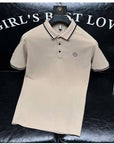 Placket Detail Regular Polo Shirt creem
