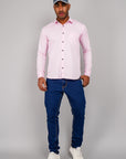 Plain Cotton Shirt Pink