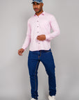 Plain Cotton Shirt Pink
