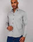 Plain Cotton Shirt gray