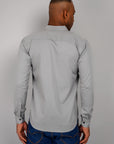Plain Cotton Shirt gray