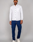 Plain Cotton Shirt white