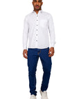 Plain Cotton Shirt white