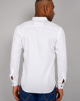Plain Cotton Shirt white
