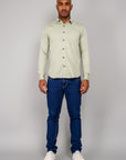 Plain Cotton Shirt C - Green
