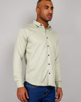 Plain Cotton Shirt C - Green