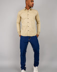 Plain Cotton Shirt Cream
