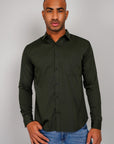 Plain Cotton Shirt Mehandi