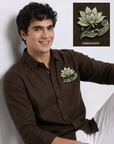 Lotus Aura Premium Embroidery Shirt