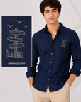 Wayfinder Embroidered Cotton Shirt