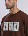 220 GSM Premium Cotton T-Shirt brown