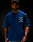 220 GSM Premium Cotton T-Shirt blue