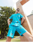 BLUE BEE SHORT SET