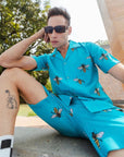 BLUE BEE SHORT SET