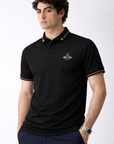 Luxurious Bee Emblem Signature Collar Polo T-Shir