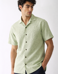 Green Popcorn Half Sleeve Shirt