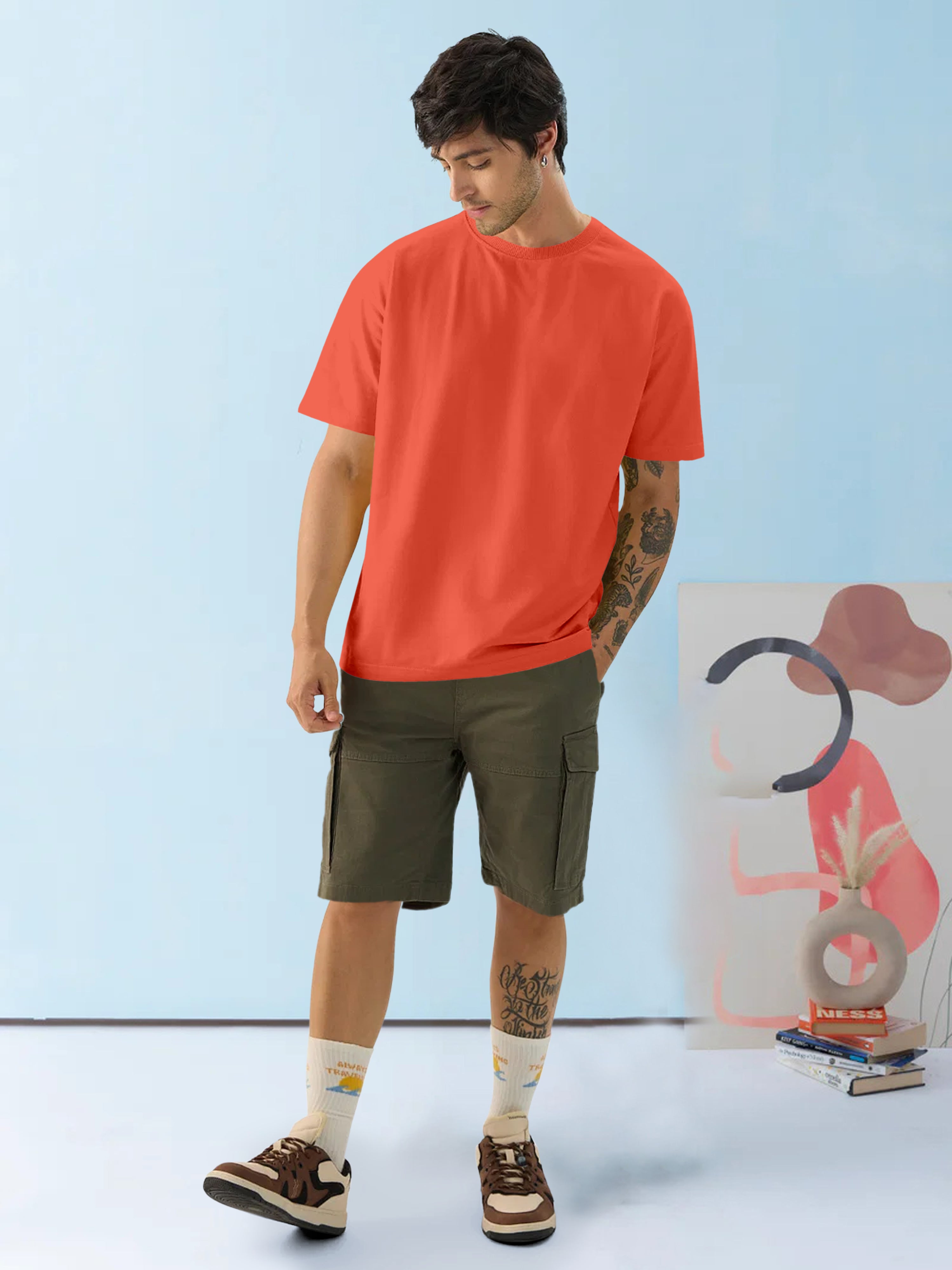 Oversized T-Shirt Orange