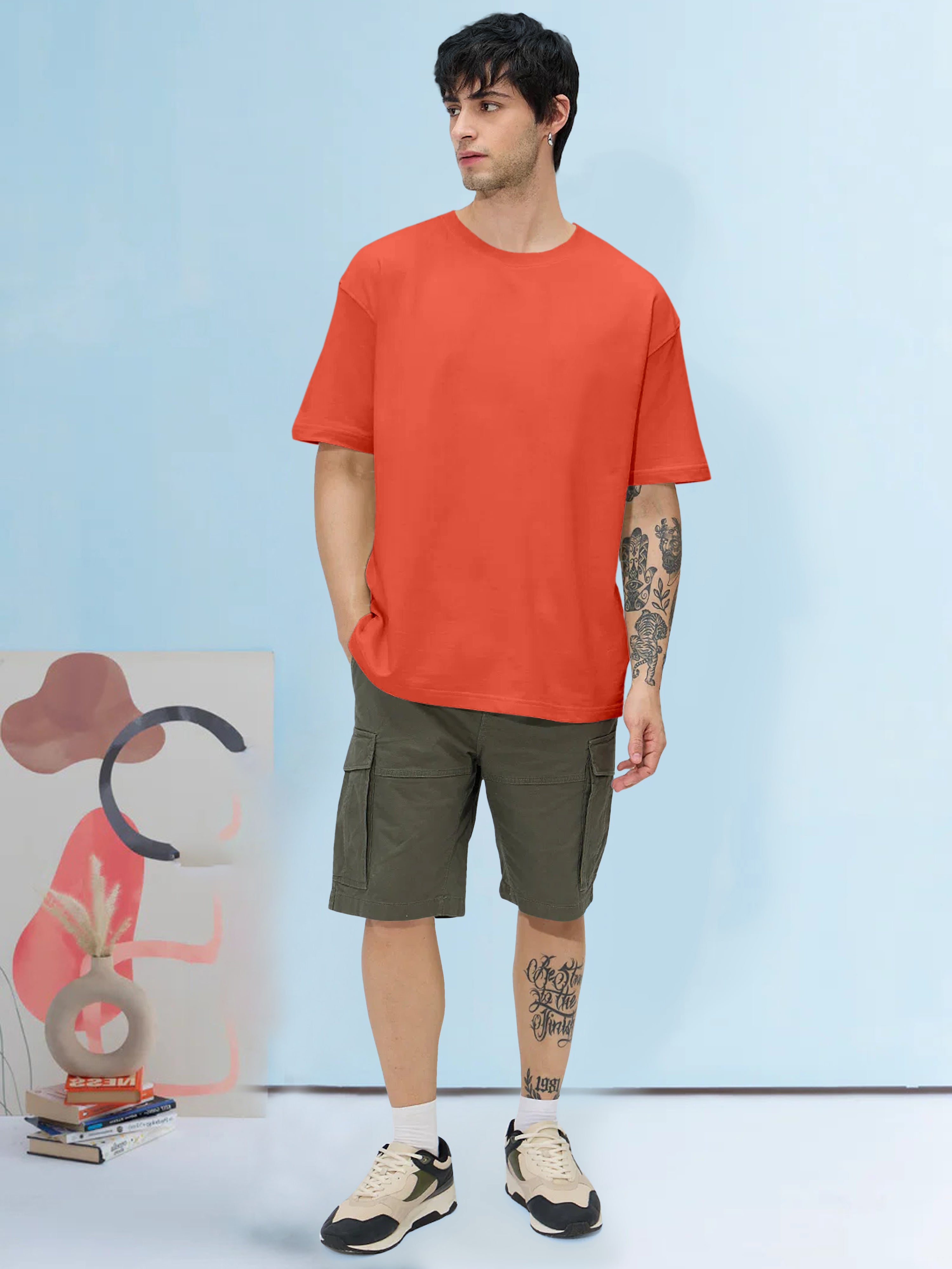 Oversized T-Shirt Orange