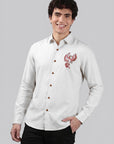 Crimson Phoenix Premium Embroidery  Shirt